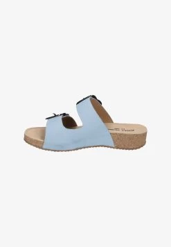 Josef Seibel TONGA - Pantolette Flach - Skyblue