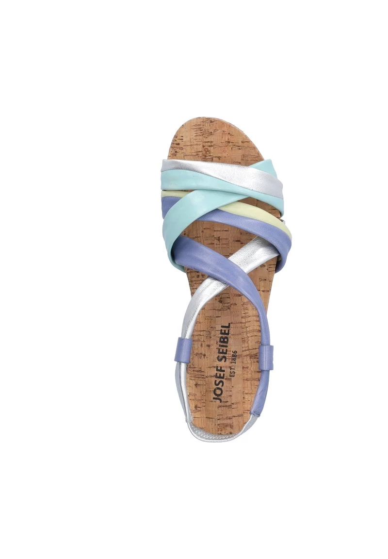 Josef Seibel HENRIETTE - Riemensandalette - Jeans/multi – Bild 3