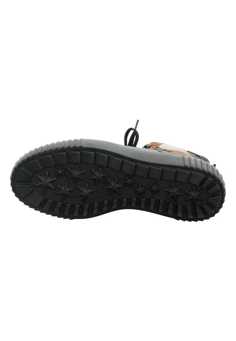 Schnürstiefelette - Braun Kombi – Bild 5