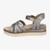 Josef Seibel Plateausandalette - Platin
