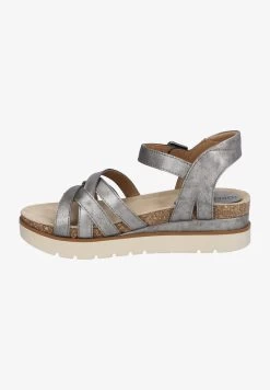 Josef Seibel Plateausandalette - Platin