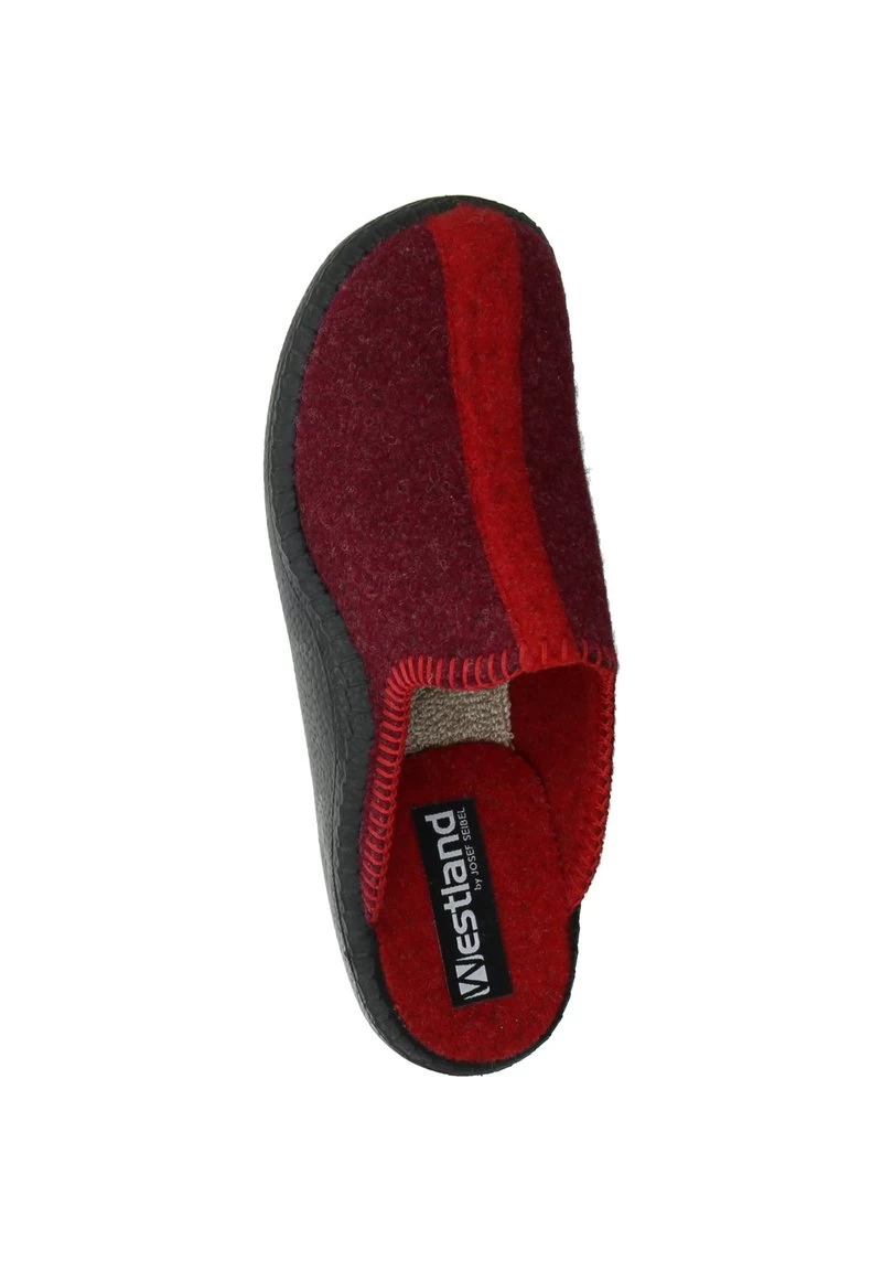 Pantolette Flach - Rot – Bild 2