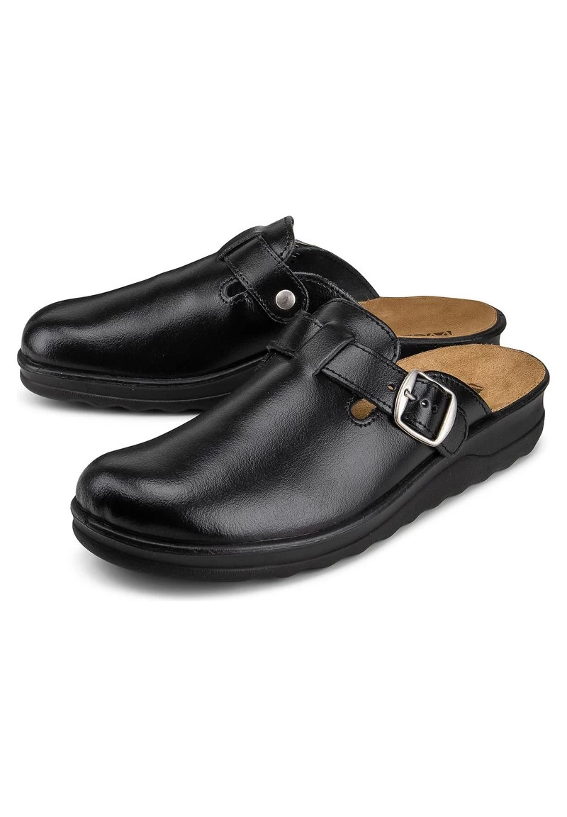 METZ - Pantolette Flach - Schwarz – Bild 2