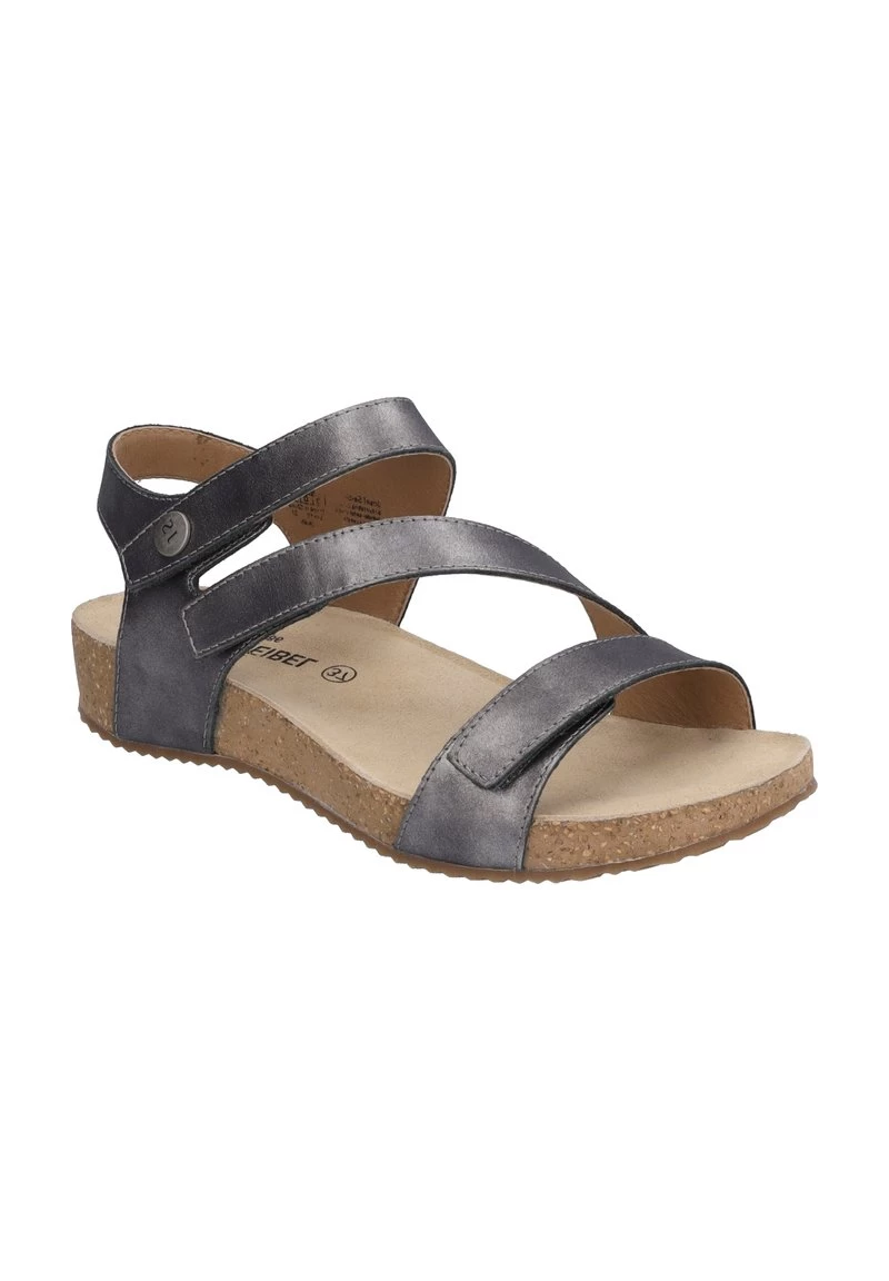 Josef Seibel TONGA 25 - Keilsandalette - Anthrazit – Bild 2