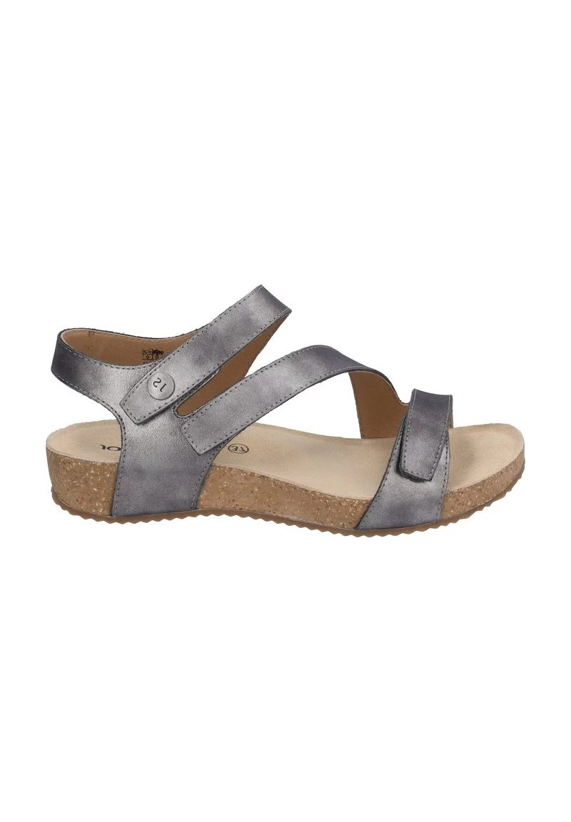 Josef Seibel TONGA 25 - Keilsandalette - Anthrazit – Bild 6