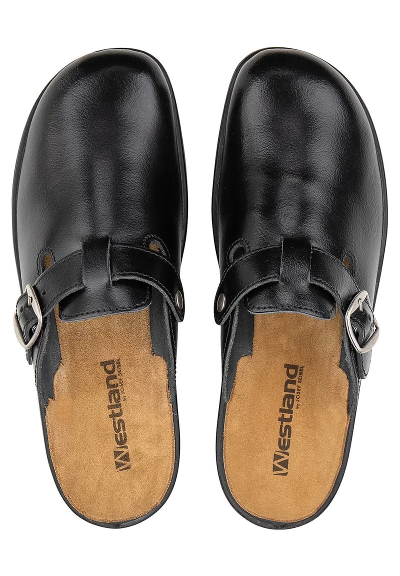 METZ - Pantolette Flach - Schwarz – Bild 3