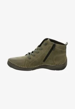 Josef Seibel Schnürstiefelette - Oliv