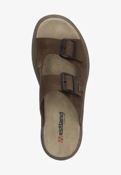 ALSACE - Pantolette Flach - Braun